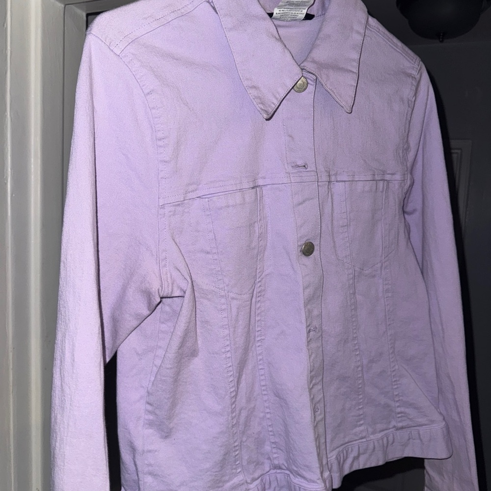 🔵 Lavender Women's Jean Jacket
